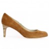 Escarpins Camel Talons Grande Pointure : 41, 42, 43, 44 - Shoesissime - Chaussures Grandes Tailles