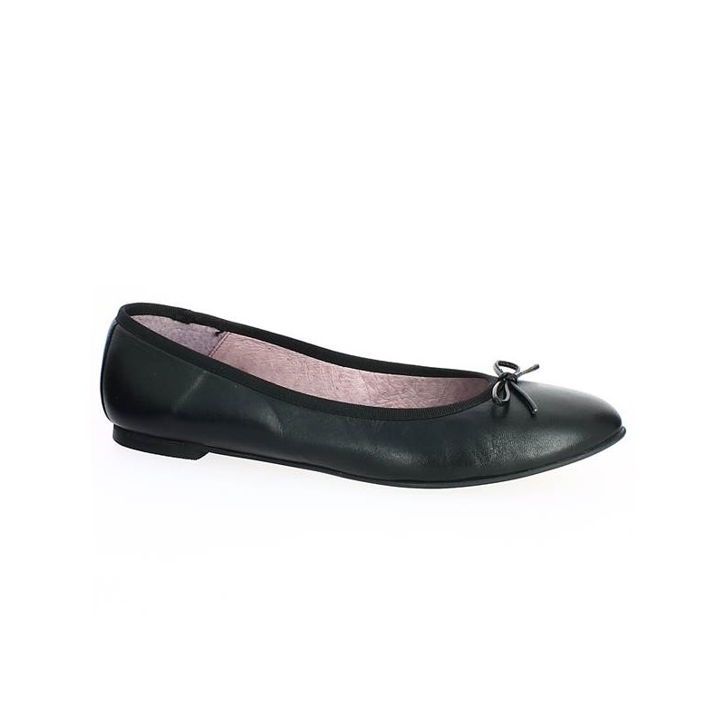 Ballerines Grandes Pointures, Ballerine Grande Taille Noemie Noir Mat du 42 au 45 - Shoesissime