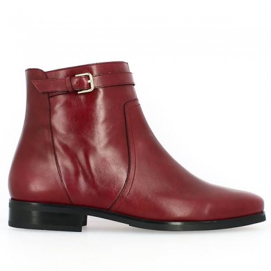 ROXANE Boots Grande Taille Framboise de Shoesissime - Magasin Chaussures Grandes Pointure Femme