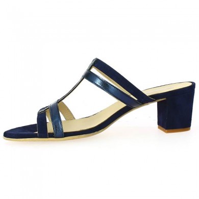 Shoesissime Blue Large Heel Mule in sizes 42, 43, 44, 45 Shoesissime Blue - Large Shoes Store