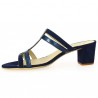 Shoesissime Blue Large Heel Mule in sizes 42, 43, 44, 45 Shoesissime Blue - Large Shoes Store