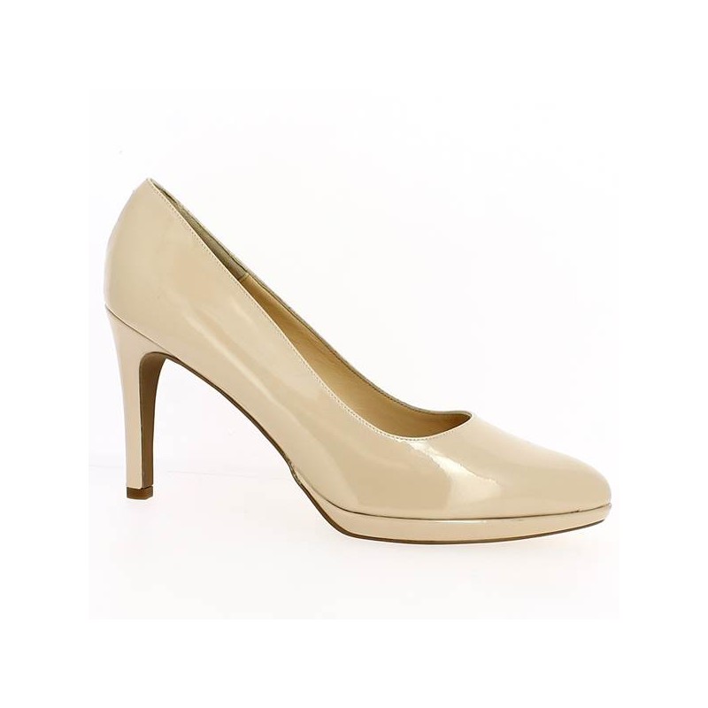 Escarpin Vernis Nude de Shoesissime Chaussures Grandes Tailles 42 43 44 45 Magasin et Eshop