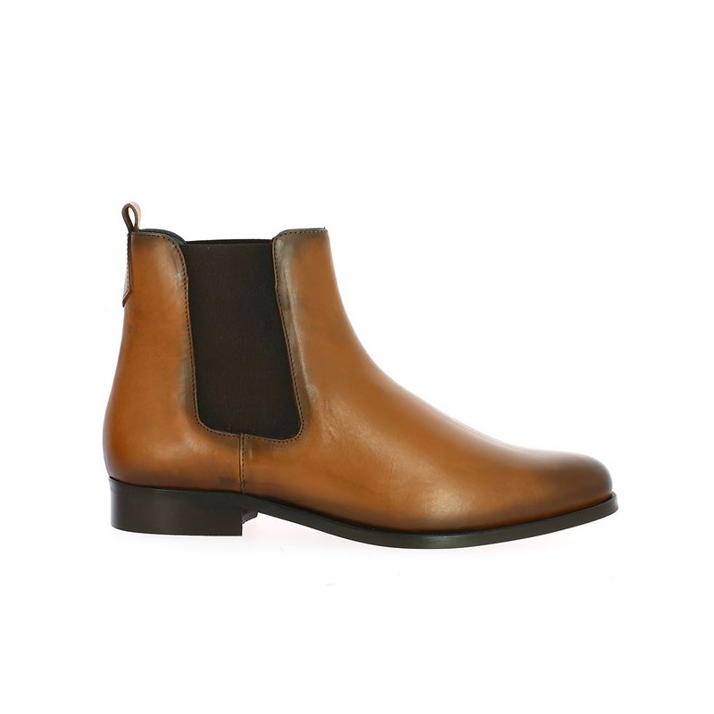 Bottines chelsea clearance camel femme