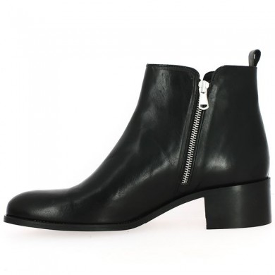 Bottine tout cuir pour femme en grande taille 42, 43, 44