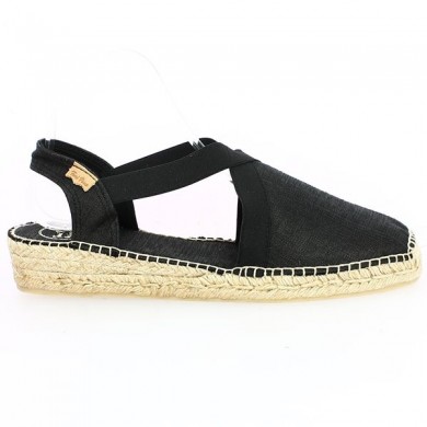 VIC Noir de Toni Pons - Espadrilles Grandes Tailles pour Femmes - Magasin Shoesissime