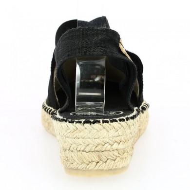 VIC Noir de Toni Pons - Espadrilles Grandes Tailles pour Femmes - Magasin Shoesissime