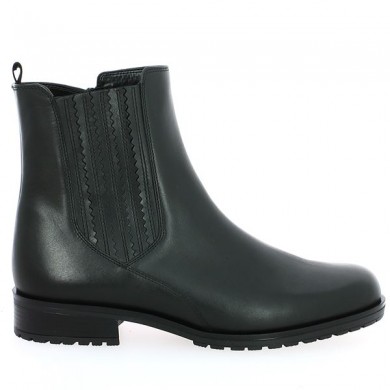Bottine Elastiquée Cuir Grande Taille : 42, 42.5, 43, 44 - Shoesissime