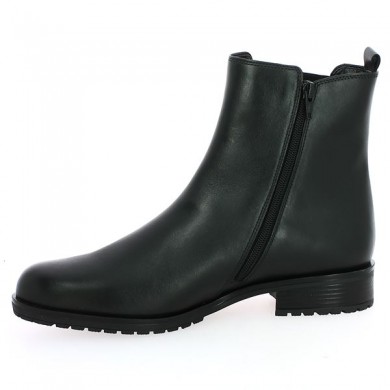 Bottine Elastiquée Cuir Grande Taille : 42, 42.5, 43, 44 - Shoesissime