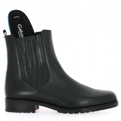 Bottine Elastiquée Cuir Grande Taille : 42, 42.5, 43, 44 - Shoesissime