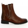 Bottine Elastiquée Marron Cuir Grande Taille : 42, 42.5, 43, 44
