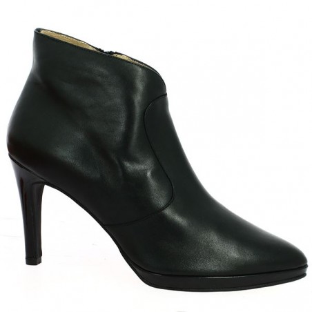 bottines plateforme talon haut, vue profil bottines plateforme talon haut, vue profil
