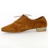 camel lace-up shoes large size, inside view