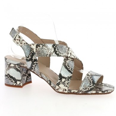Sandales grande taille serpent femme habillée, vue profil