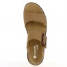 nude scratch shoes remonte D2067-52, top view