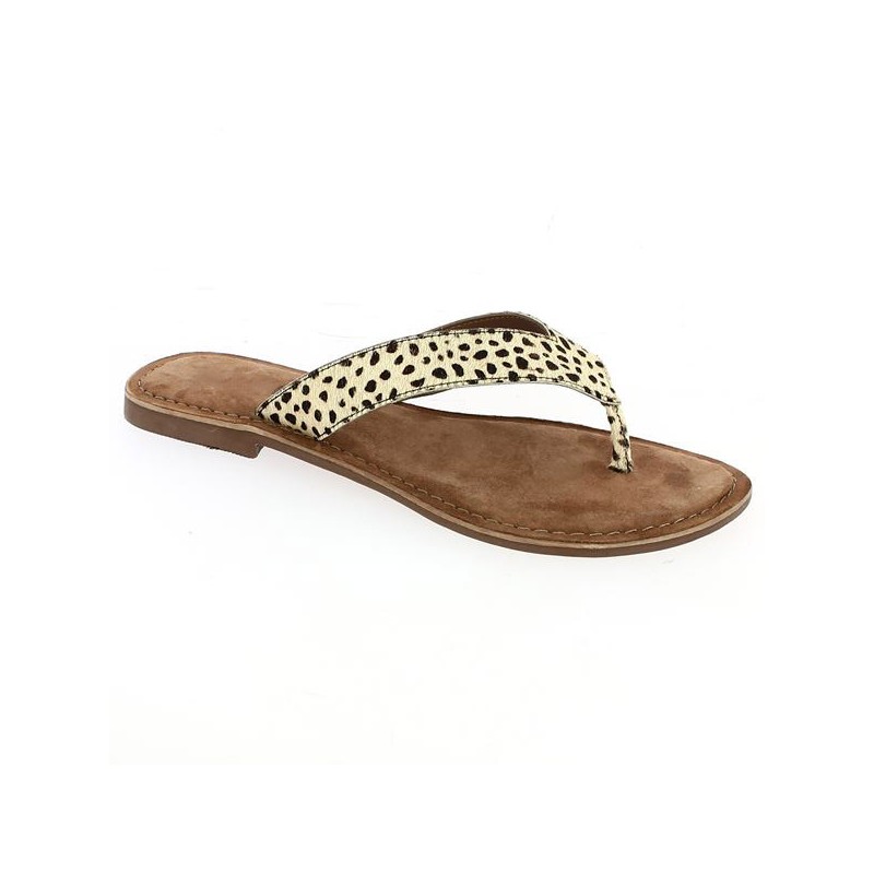 Nina Mule large size animal print Shoesissime
