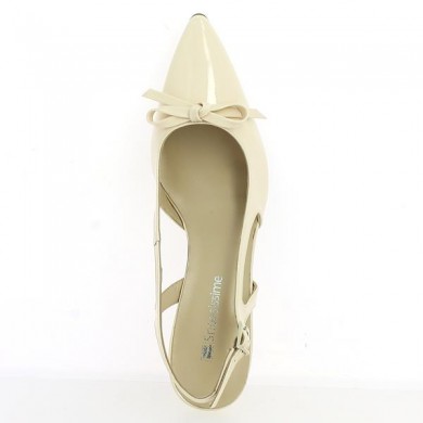 Nude Patent Pump Large size woman, top view