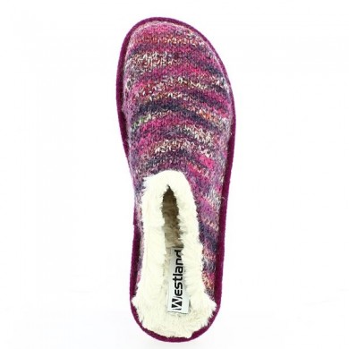 Women's Slippers Large Size Pink Lille 108 Shoesissime, view above