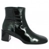 bottines vernies noire femme 42, 43, 44, 45 Shoesissime, vue profil