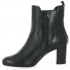 black heels boots large size woman elastic, interior view