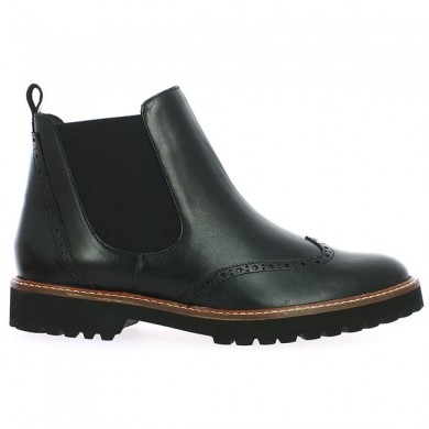 black chelsea boots large size woman shoesissime, side view