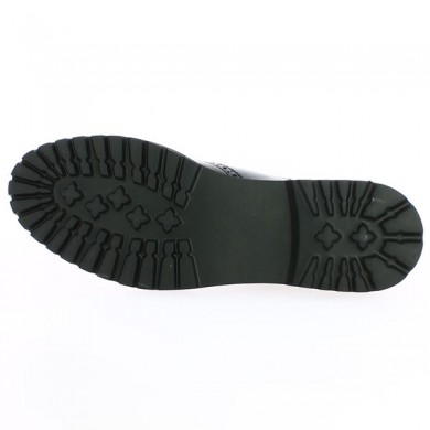 black chelsea boots large size, sole view