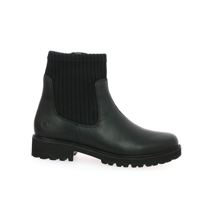 Lilou Bottine Chaussette Grande Taille D8696 01 Boots Remonte femme Shoesissime
