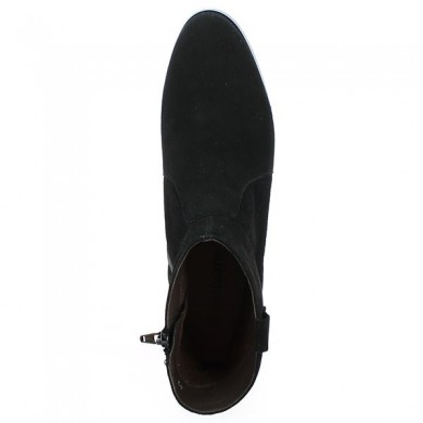 Women's black santiag boots 42, 43, 44, 45, top view