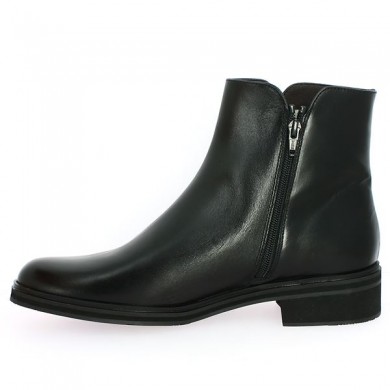 Simple black boots for women 42, 43, 44, 45, side view