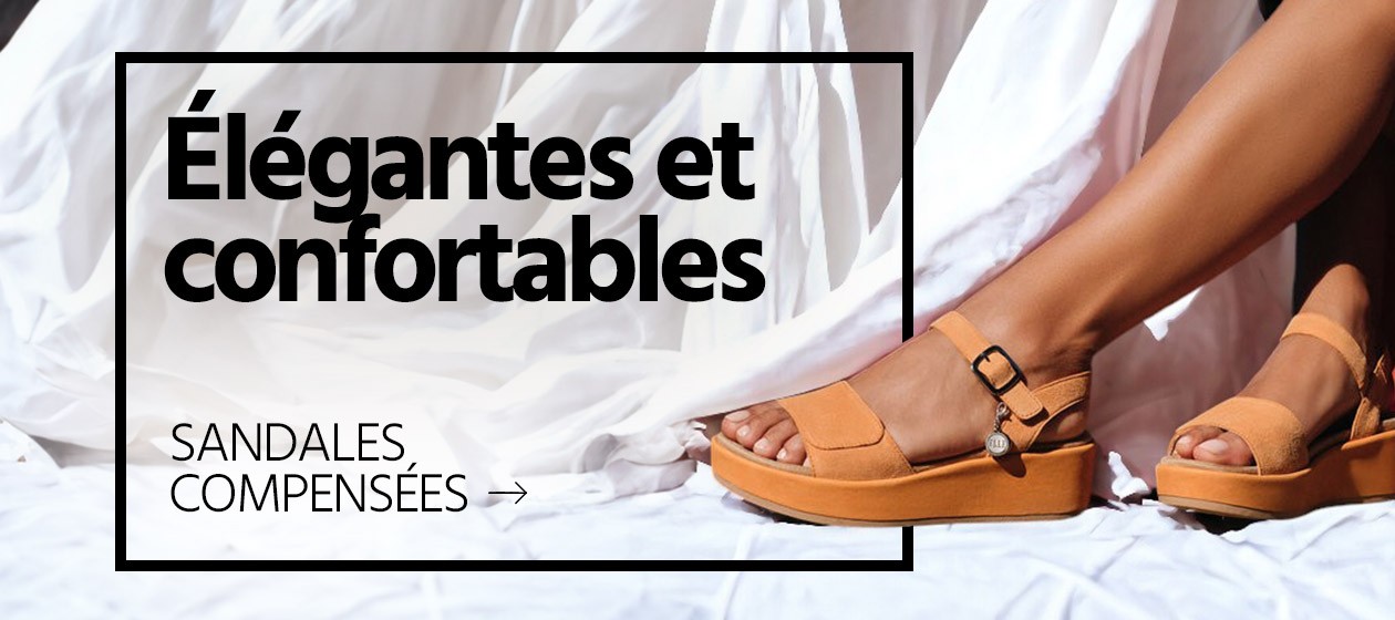 Sandales compensées Femme Grande Pointure Shoesiss
